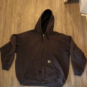 Men’s XL Vintage Distressed Carhartt Zip-up Jacket